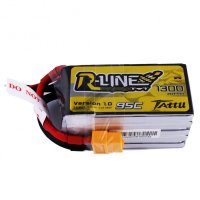 Tattu R-Line 1300mAh 18.5V 95C 5S1P lipo battery pack