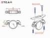 STEAM (MK5503) 550 metal horizontal wing mount