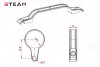 STEAM (MK5505B) Φ22 tail gear lever fixing ring / orang