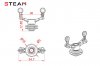 STEAM (MK6015B) 550/600 double push tail control group