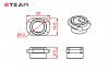 STEAM (MK6029) 550/600 metal spindle limit set