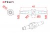 STEAM (MK6060) 550/600 tail rotor hub