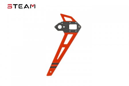 STEAM (MK6069B) 550/600 carbon fiber vertical 2.0MM/red