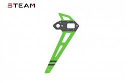 STEAM (MK6069C) 550/600 carbon fiber vertical 2.0MM/green