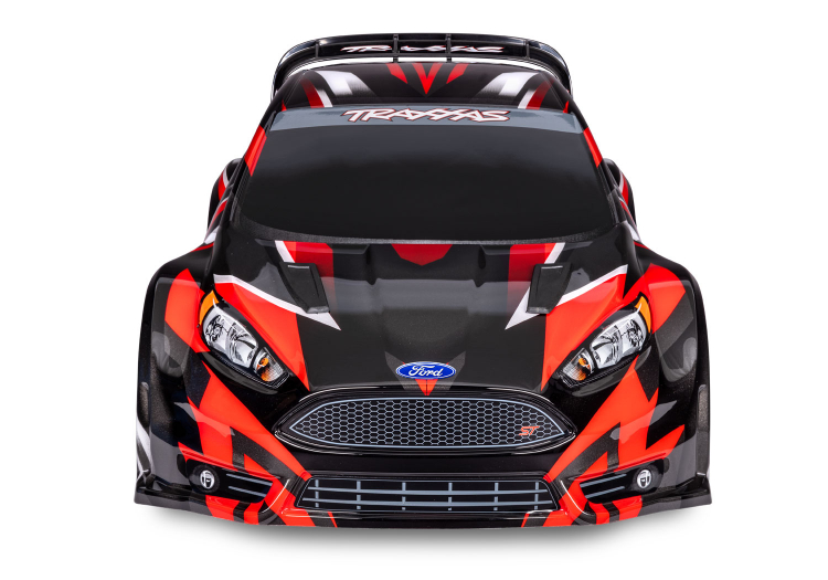 TRAXXAS Ford Fiesta ST Rally 1/10 4WD TQ Red BL-2S - Click Image to Close